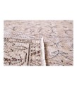 7x10 beige rug , living room rug , 6'7x10 handmade wool rug , turkish distressed rug , hand knotted rug , 205x305 cm