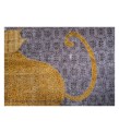 5x8 cat pattern carpet , custom handmade work , handmade wool rug , unique beauty , decoration work , custom made to order , 152x254 cm