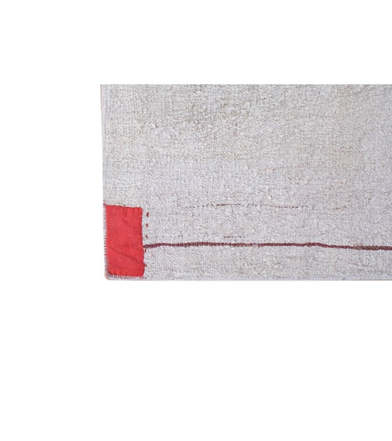 4'7x6'5 emperor penguin , custom handmade work , hemp rug , unique beauty , decoration work , custom made to order , 146x200 cm