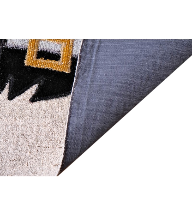 4'7x6'5 emperor penguin , custom handmade work , hemp rug , unique beauty , decoration work , custom made to order , 146x200 cm