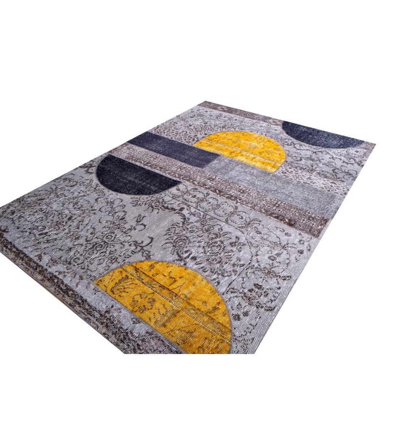 5'5x7'8 Geometric Custom carpet , custom handmade work ,handmade wool rug , unique beauty , decoration work , custom made to order 170x240