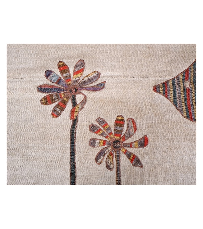 5'5x7'4 fish pattern carpet , custom handmade work , hemp rug , unique beauty , decoration work , custom made to order , 170x227 cm