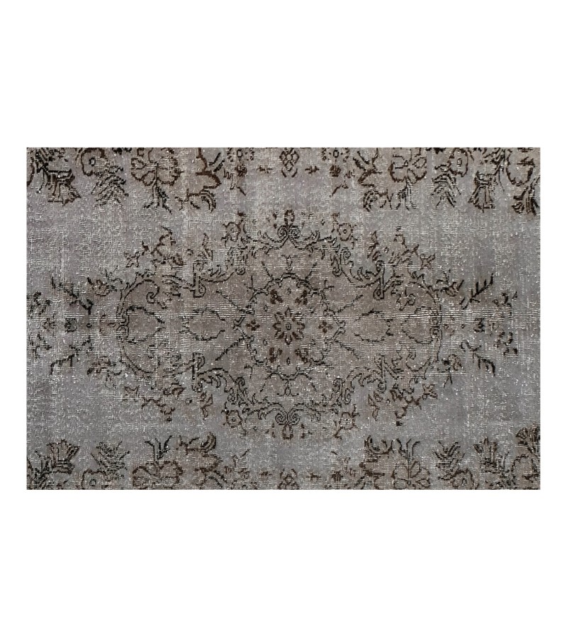 5x9 gray wool rug , turkish handmade rug , distressed rug , Bedroom Rug , Rugs For Living Room , Rug , Floor Rugs , Home Decor 165x280