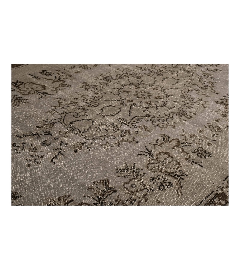 5x9 gray wool rug , turkish handmade rug , distressed rug , Bedroom Rug , Rugs For Living Room , Rug , Floor Rugs , Home Decor 165x280
