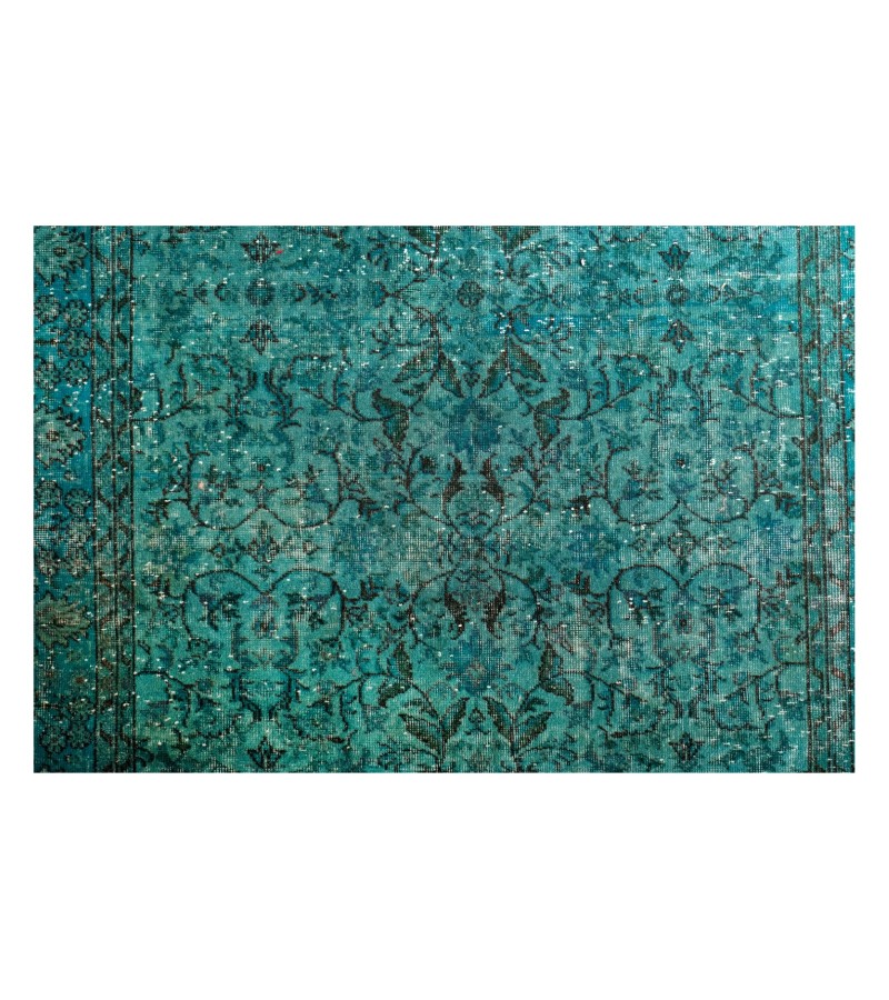 5x8 blue wool rug , turkish handmade rug , Bohemian Rug , Handmade Rug , Turkish Rug , Area Rug , Vintage Rug , Wool Rug , 156x258 cm