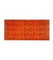 4x10 orange runner rug , Rugs For Bedroom , Wool Rug , Vintage Rug , Area Rug , Turkish Rug , Handmade Rug , farmhouse decor , 117x320 cm