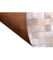5'3x8'6 Handmade Natural Cowhide Rug /Real Hair-on Leather Patchwork Carpet /Home Decor Area Rug /Hallway or Door Runner /Interior Floor Rug