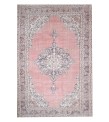 7x11 handmade wool rug , turkish vintage rug , 6'8'x10'9'' anatolian rug , living room rug , distressed rug , pastel color rug , 203x335 cm