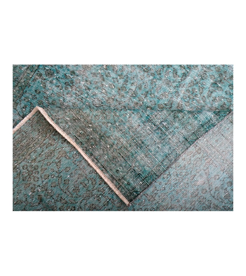 5x8 blue wool rug , turkish handmade rug , Bohemian Rug , 5'1x8'5 Handmade Rug , Turkish Rug , Vintage Rug , Wool Rug , 158x260 cm