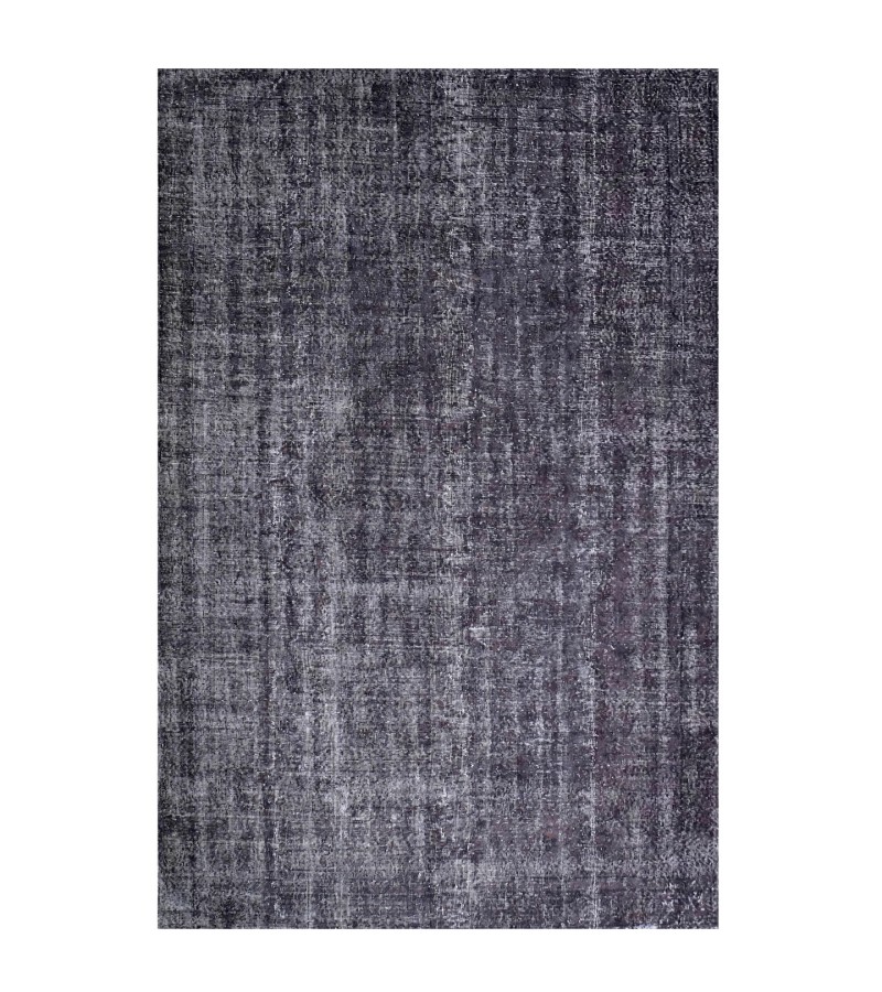 7x10 oversize oushak rug , gray wool rug , antique living room rug , 7'1x9'7 turkish distressed rug , muted rug , gift for her , 217x298 cm