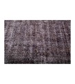 7x10 oversize oushak rug , gray wool rug , antique living room rug , 7'1x9'7 turkish distressed rug , muted rug , gift for her , 217x298 cm