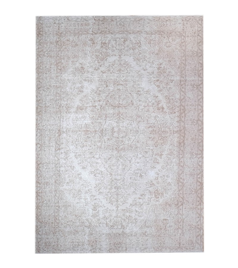 5'7X9''8 Feet, beige large size rug , 6x10 handmade rug , beige color rug , turkish rug , vintage rug , hand knotted rug 176x301 cm