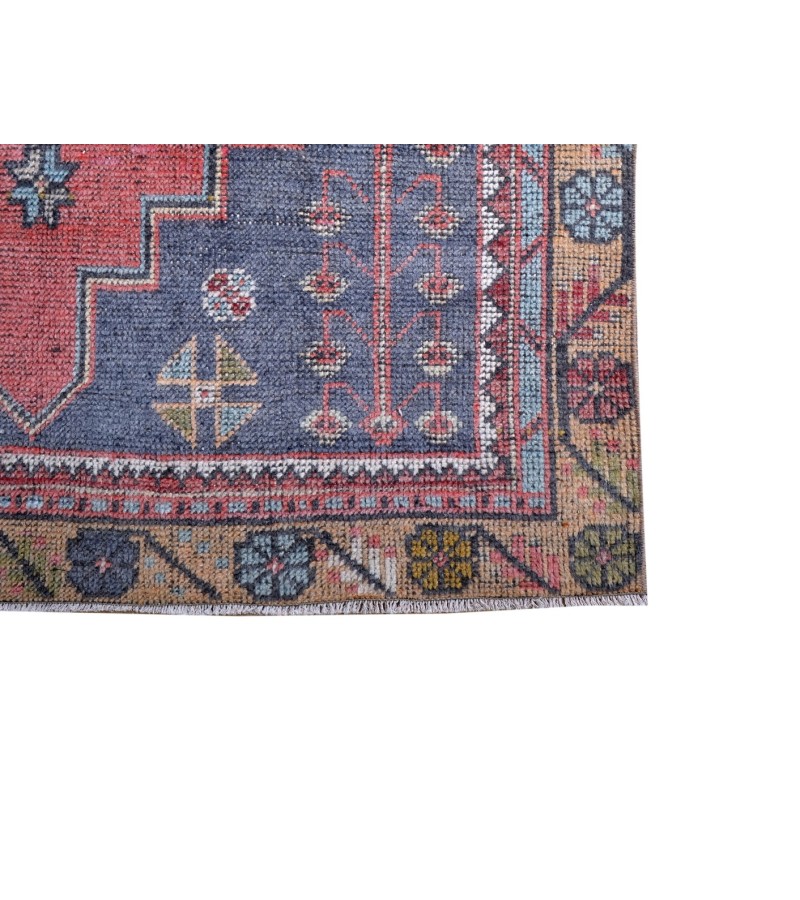 4x10 runner rug , Rugs For Bedroom , Wool Rug , 3'8x9'5 Vintage Rug , Area Rug , Turkish Rug , Handmade Rug , farmhouse decor , 118x290 cm