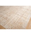 7x10 oversize oushak rug , 6'7x9'9 beige wool rug , antique living room rug , distressed rug , muted color rug , gift for her , 206x304 cm