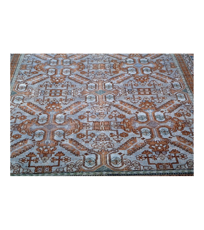 6'2x9'6'' black vintage rug , 6x10 handmade wool rug , distressed antique rug , faded rug , gift for her , turkish area rug , 190x295 cm