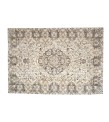 7x10 oversize oushak rug , 6'7x10'2 beige wool rug , antique living room rug , distressed rug , muted color rug , gift for her , 205x312 cm