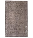 7x10 oversize oushak rug , gray wool rug , antique living room rug , 6'8x9'9 turkish distressed rug , muted rug , gift for her , 208x302 cm