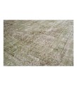 6'4x10'1'' green wool rug , 6x10 handmade rug , turkish hand knotted rug , distressed rug , antique kitchen rug , 60'old Rug , 196x307 cm
