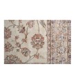 7x10 oversize oushak rug , 6'11x10'3 beige wool rug , antique living room rug , distressed rug , muted color rug , gift for her , 211x311 cm