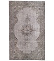 5x9 gray wool rug , turkish handmade rug , distressed rug , 5'2x8'7 Bedroom Rug , Rugs For Living Room ,Floor Rugs , Home Decor 160x267