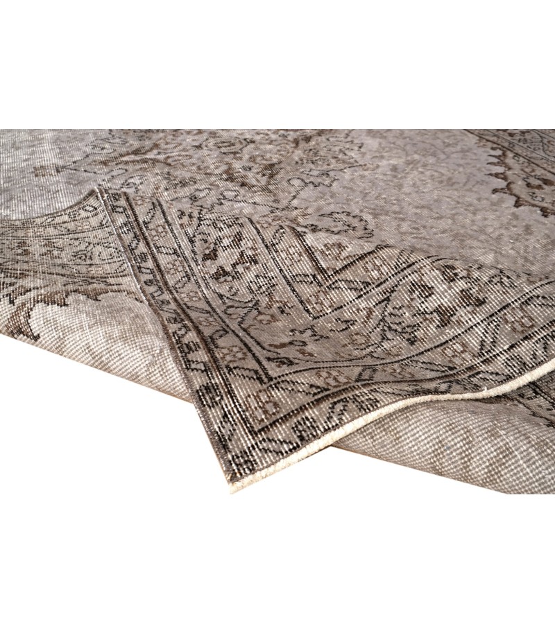 5x9 gray wool rug , turkish handmade rug , distressed rug , 5'2x8'7 Bedroom Rug , Rugs For Living Room ,Floor Rugs , Home Decor 160x267