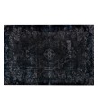 5x9 black wool rug , turkish handmade rug , distressed rug , 5'4x8'5 Bedroom Rug , Rugs For Living Room ,Floor Rugs , Home Decor 167x260