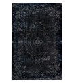 5x9 black wool rug , turkish handmade rug , distressed rug , 5'4x8'5 Bedroom Rug , Rugs For Living Room ,Floor Rugs , Home Decor 167x260