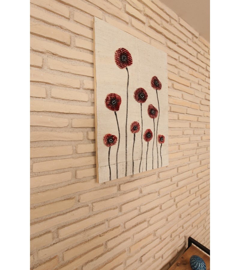 SPECİAL HAND-MADE WORKİNG       (( COLORFUL FLOWERS ))