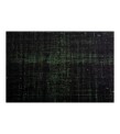 5x9 black in dark green wool rug , turkish handmade rug , distressed rug , 5'2x8'6 Rugs For Living Room ,Floor Rugs , Home Decor 156x258