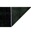 5x9 black in dark green wool rug , turkish handmade rug , distressed rug , 5'2x8'6 Rugs For Living Room ,Floor Rugs , Home Decor 156x258