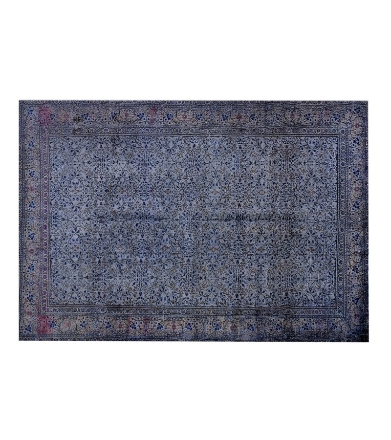 5 X 7 Gray Vintage Rug , Hand Knotted Turkish Rug , Anatolian Oushak Rug , Persian Pattern Rug , Living Room rug , Muted color Rug 148x215