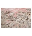 7x10 handmade wool rug , turkish vintage rug , 6'5'x9'11'' anatolian rug , living room rug , distressed rug , pastel color rug , 195x303 cm