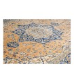 7x10 handmade wool rug , turkish vintage rug , 6'7'x10'' anatolian rug , living room rug , distressed rug , pastel color rug , 205x305 cm