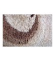 6'7X10'' Large Size ,Beige Rug, Modern Carpet, Turkish Shaggy Tulu rug,handmade shaggy rug, Pastel Colors high Pile Designer 205x300