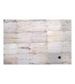 Handmade 100% Genuine Goatskin Rug, Patchwork Goatskin Area Rug, White Hair on Leather Rug, Natural leather Rug, Area Rug 10