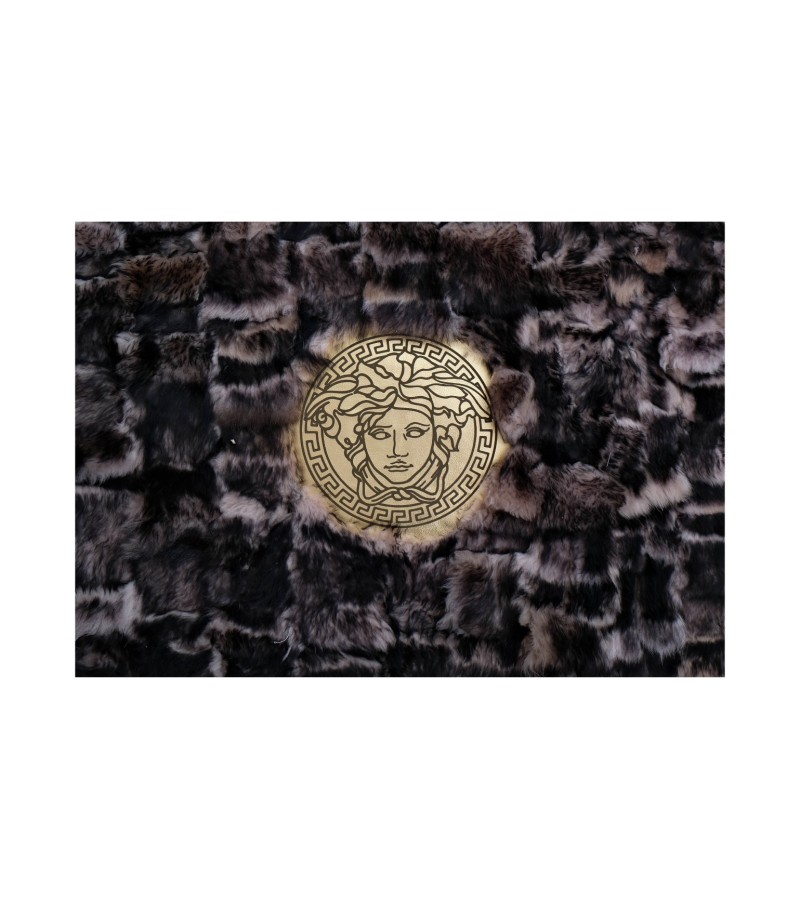 Silver and Gray Natural Sheepskin Rug, Area Rug 8 x 11 feet,Large Decorative Carpet For Living Room, Toscana Sheepskin Carpet,Unique Carpet,