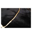 Black and Gold Plush Rug, Black Faux Leather Area Rug, Black and Gold Carpet, Black Plush Living Room Rug, Plush Rug, Black Gold Area Rug