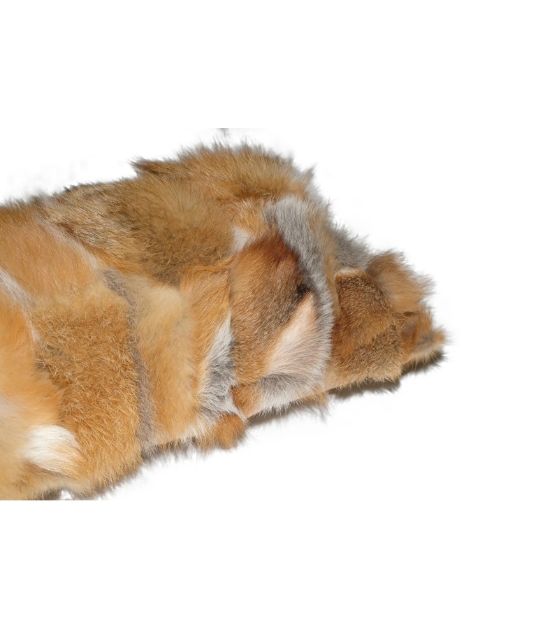 Natural Fox Fur Brown Blanket Pillow, Real Fur Throw, Custom Brown Throw Pillow Set, Fluffy Fur Decorative Throw, Decor Housewarming Gift