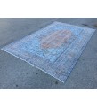 7x10 rug for bedroom, retro dining room rug, area rug, 6'7 X 10'3 wool rug