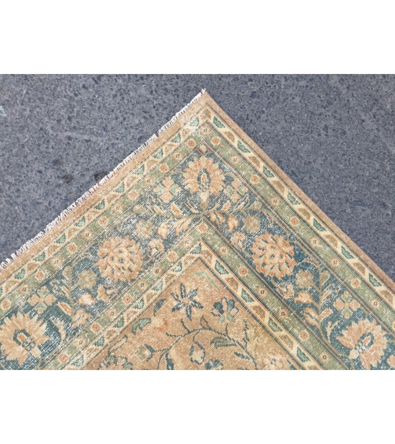 7x10 rug for living room, vintage Turkish rug, 6'6 X 10'2 bedroom rug, area rug