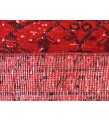7x10 red retro rug, handmade area rug, 6'9 x 10'4 woven rug , living room rug
