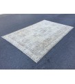 6x10 Rustic Woven Rug ,faded farmhouse rug, 70s rug , 6'1 X 9'6 Turkish Living room Rug