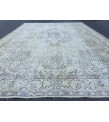 6x10 Rustic Woven Rug ,faded farmhouse rug, 70s rug , 6'1 X 9'6 Turkish Living room Rug