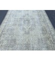 6x10 Rustic Woven Rug ,faded farmhouse rug, 70s rug , 6'1 X 9'6 Turkish Living room Rug