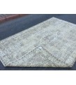 6x10 Rustic Woven Rug ,faded farmhouse rug, 70s rug , 6'1 X 9'6 Turkish Living room Rug