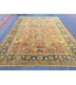 8x11 oversize Oushak rug , red yellow green rug, 7'11 X 11'2 Handmade vintage rug