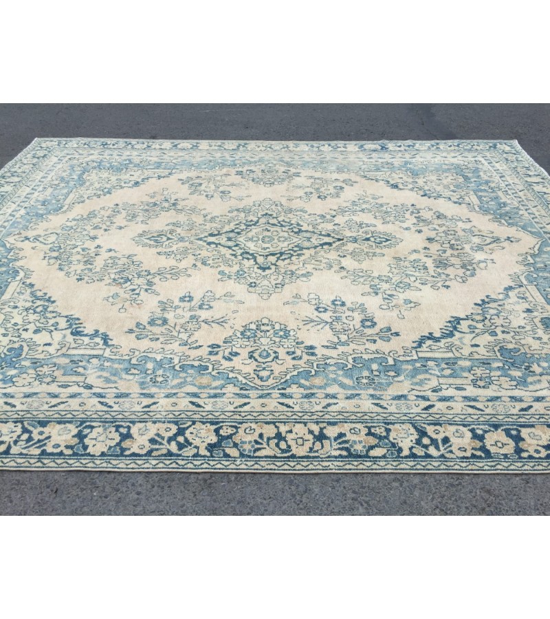 9x12 Persian area rug, handmade rug, bedroom rug, 9' X 11'10 living room rug