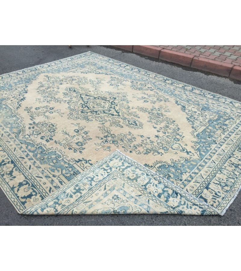 9x12 Persian area rug, handmade rug, bedroom rug, 9' X 11'10 living room rug