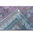 10x13 oversize handmade rug, Vintage Pink Teal Rug , 10' X 13'1 Retro rug , Nomadic rug
