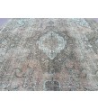 9x14 distressed woven rug, wool area rug, dining room rug, 9'4 X 13'8 Persian Rug